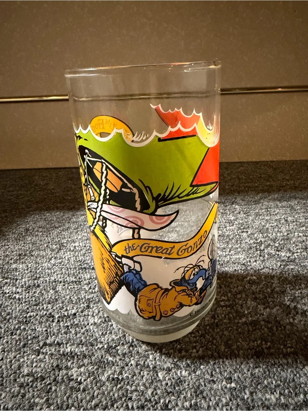 McDonalds Vintage 1981 The Great Muppet Caper Kermit the Frog Glass
